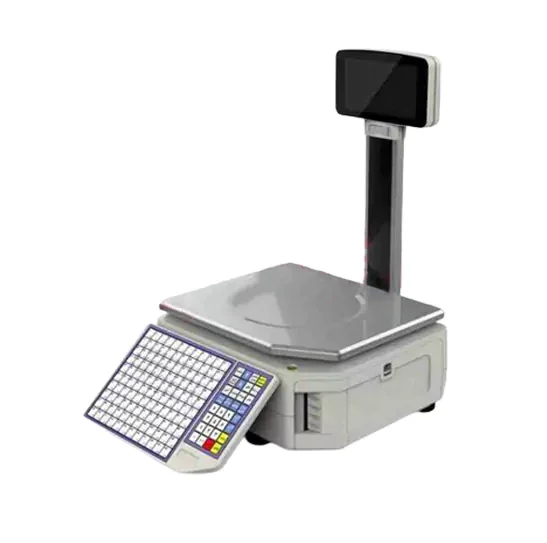 ترازو فروشگاهی لیبل پرینتردار 30 کیلویی شاهین