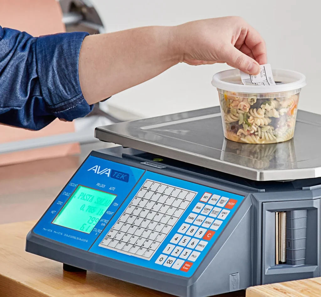 ترازوی چاپگردار با نمایشگر لمسی مدرن