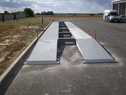 باسکول تریلیکش در پایانه باربری