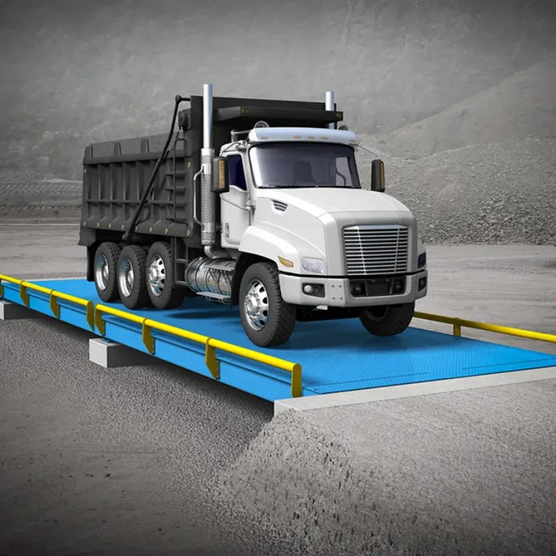 باسکول جادهای محک در حال استفاده