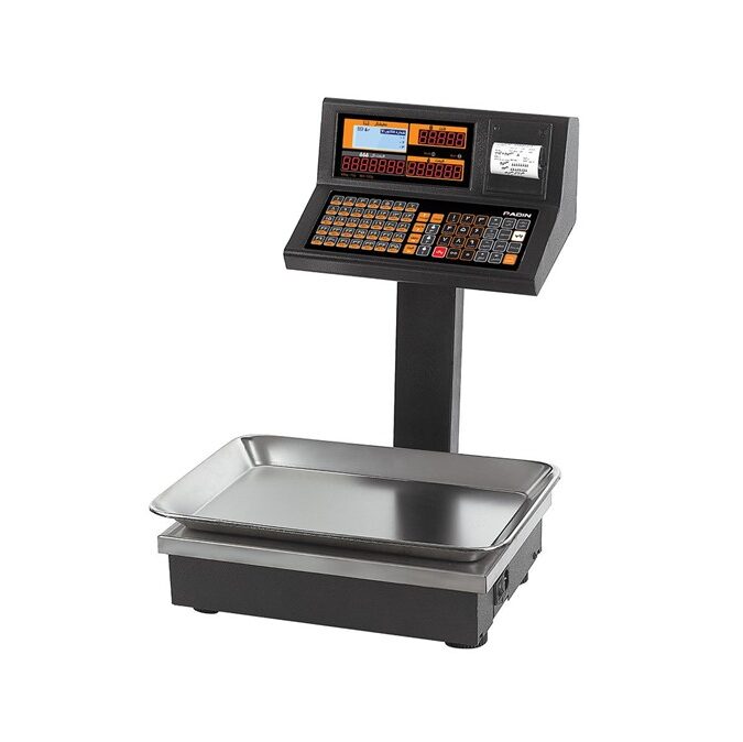 ترازو فروشگاهی چاپگردار 40کیلویی مدل 8800WIFI-PRO رادین