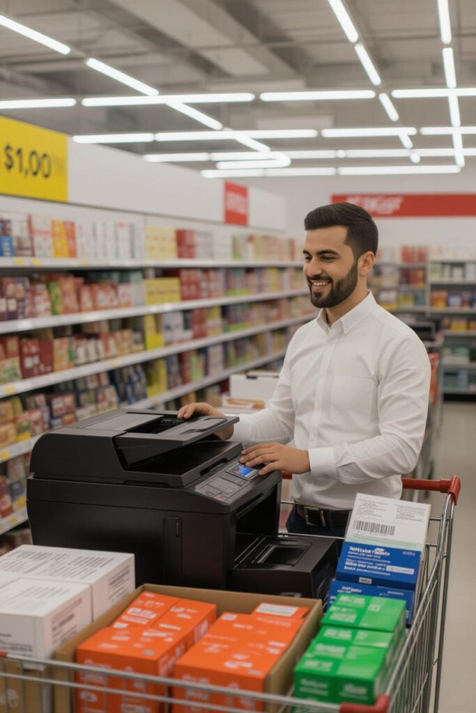 لیبل پرینتر در فروشگاه و هایپرمارکت