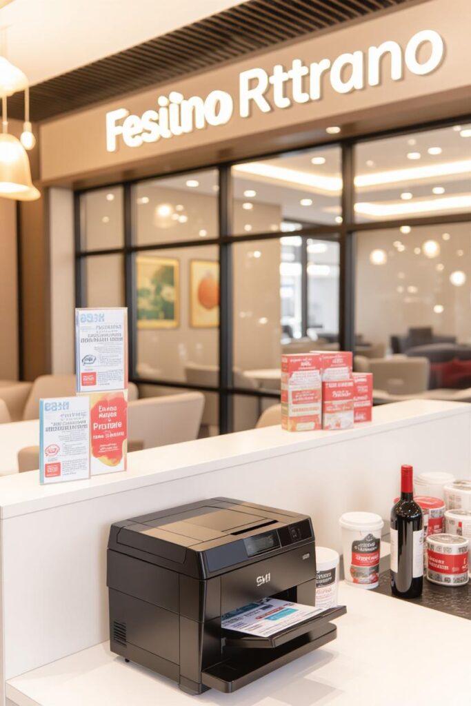 فیش پرینتر در رستوران