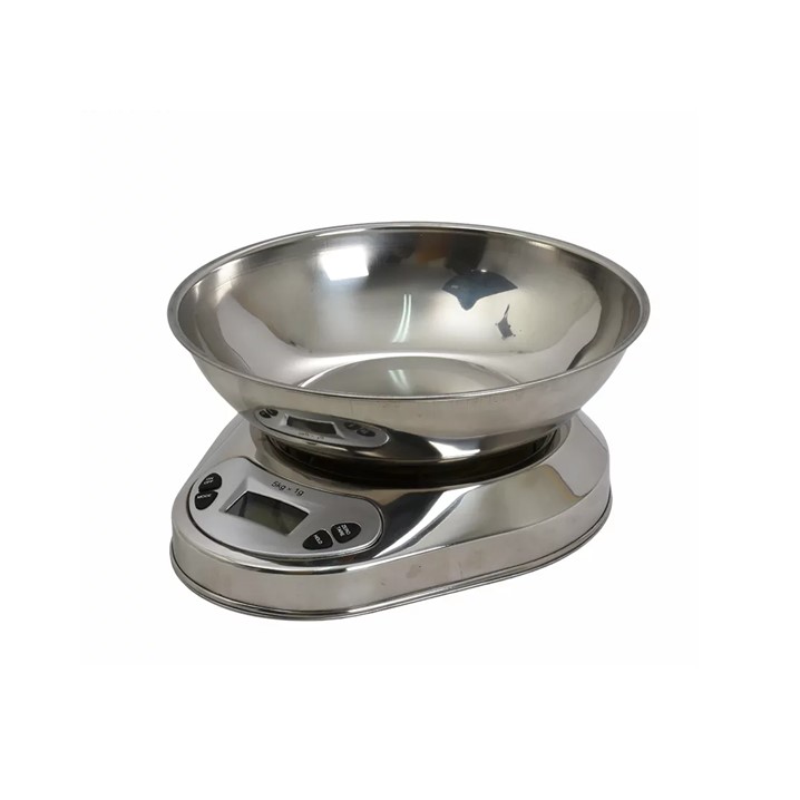 ترازو آشپزخونه استیل کاسه دار 5 کیلویی میزان