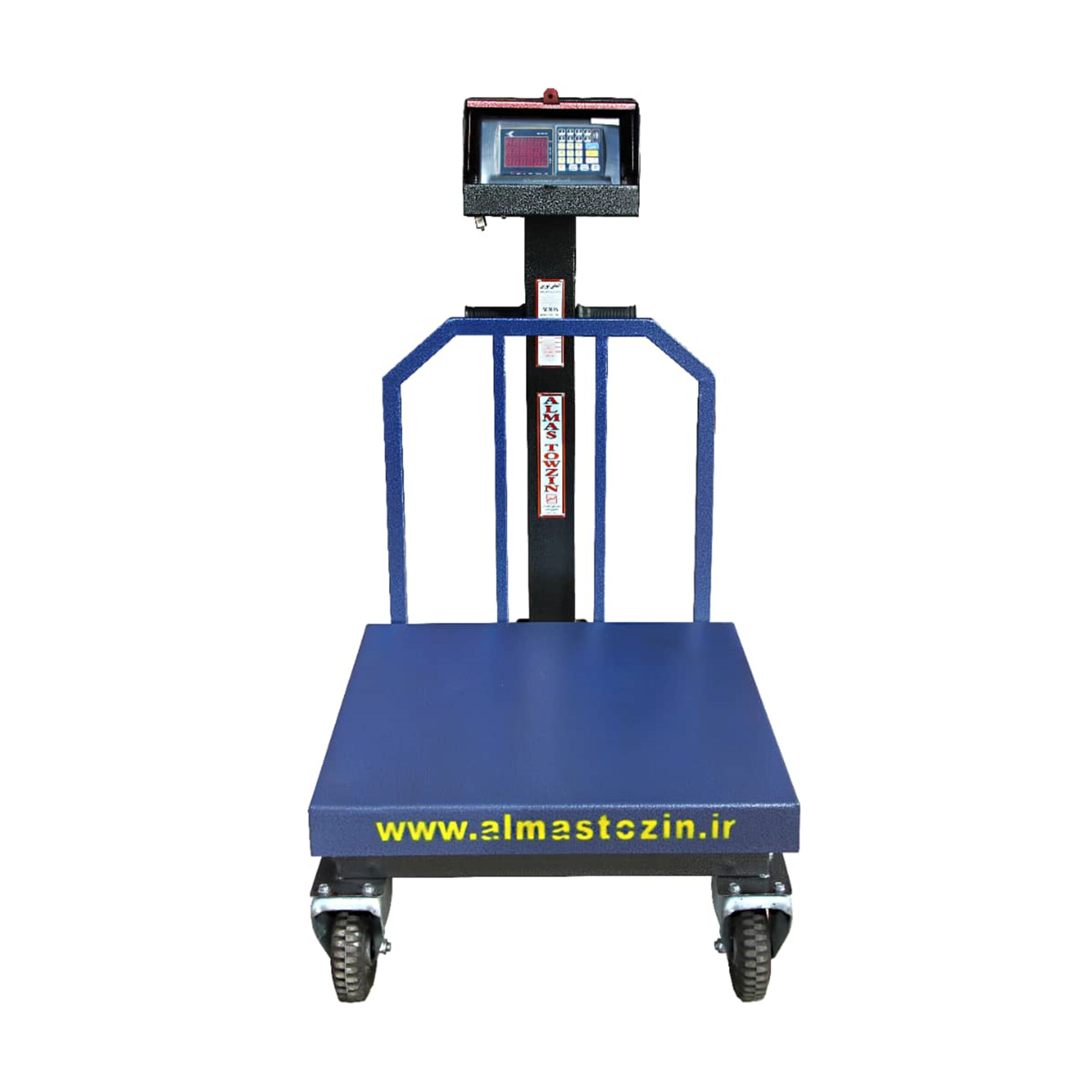 باسکول چرخدار 600کیلویی مدل AT600W الماس توزین با دقت 100گرم