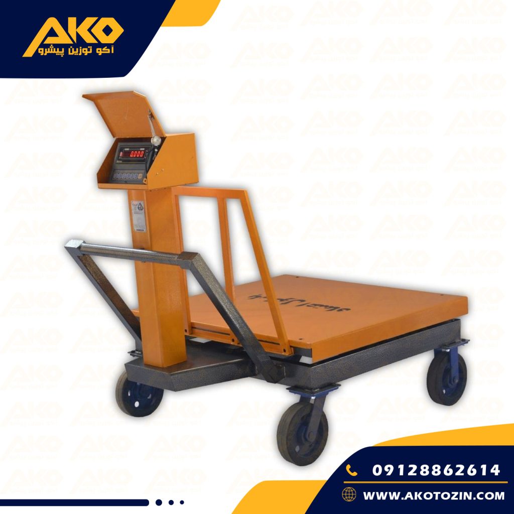 باسکول 1800کیلویی چرخدار اعتماد مدل 1001 WP L