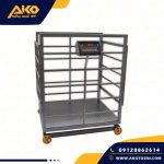 باسکول دامکش قفس دار چرخدار WIC+